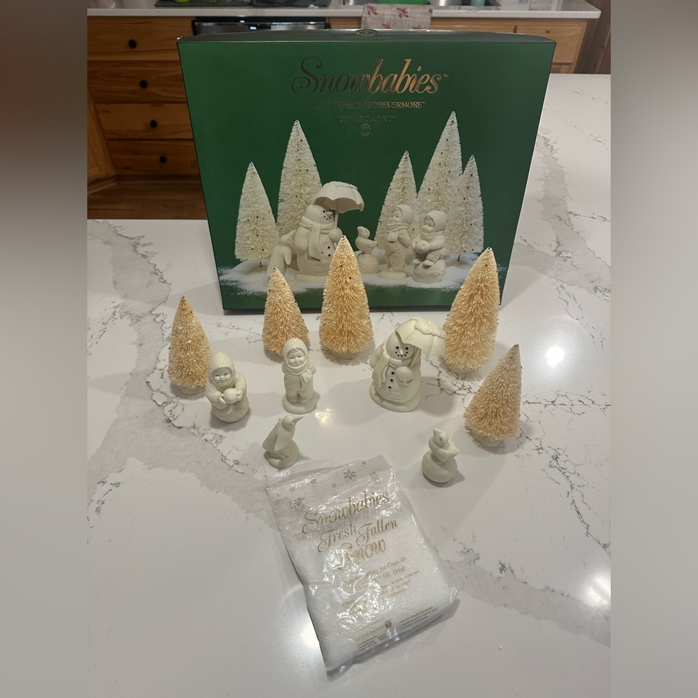 EUC❗️Department 56 Snowbabies “Jolly Friends Forevermore” Collection ❄️